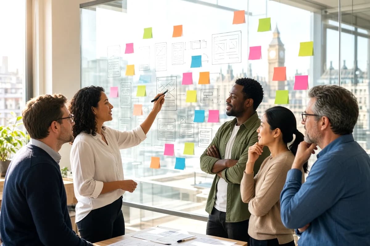 Discovery workshop for software development in London